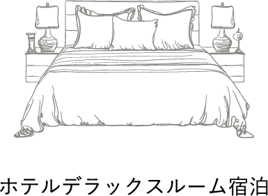 ホテルデラックスルーム宿泊